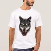 Cool Wolf Portrait T-shirt (Voorkant)
