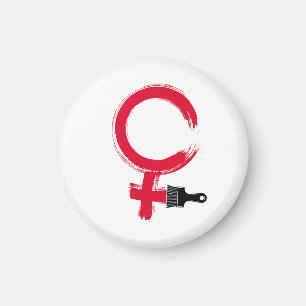 Cool Women's Symbool Magneet
