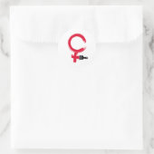 Cool Women's Symbool Ronde Sticker (Tas)