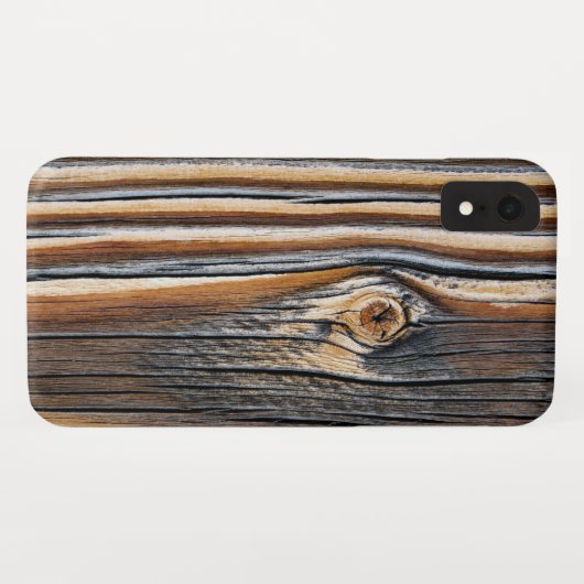 COOL Wood Grain Patroon Case-Mate iPhone Case (Achterkant (horizontaal))