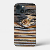 COOL Wood Grain Patroon Case-Mate iPhone Case (Achterkant)
