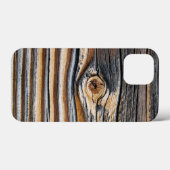 COOL Wood Grain Patroon Case-Mate iPhone Case (Achterkant (horizontaal))
