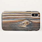 COOL Wood Grain Patroon Case-Mate iPhone Case (Achterkant (horizontaal))