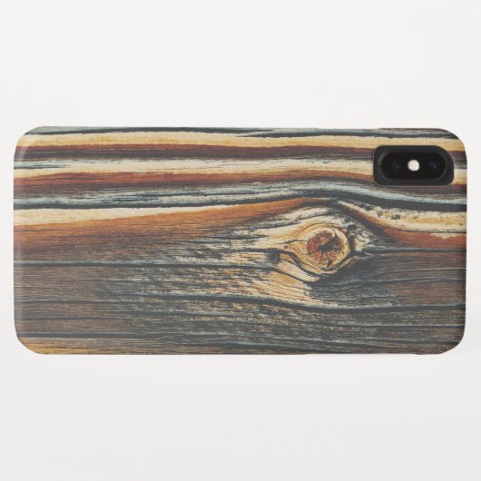 COOL Wood Grain Patroon Case-Mate iPhone Case (Achterkant (horizontaal))