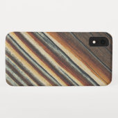 COOL Wood Grain Patroon Case-Mate iPhone Case (Achterkant (horizontaal))