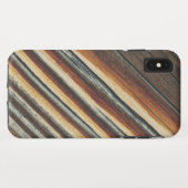 COOL Wood Grain Patroon Case-Mate iPhone Case (Achterkant (horizontaal))