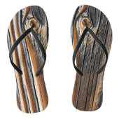 COOL Wood Grain Patroon Teenslippers (Voetbed)
