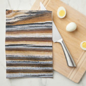 COOL Wood Grain Patroon Theedoek (Quarter Fold)