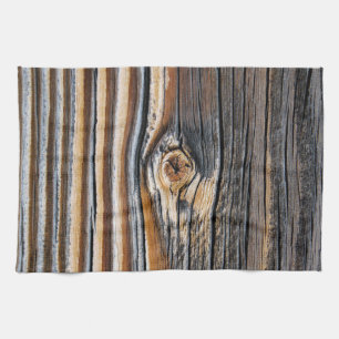 COOL Wood Grain Patroon Theedoek