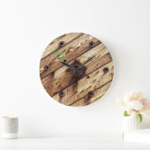 Cool Wooden Wire Spool Grote Klok (Huis)
