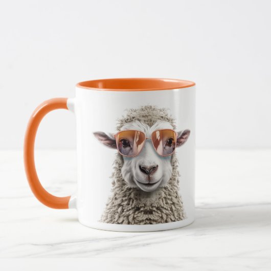 Cool Wool Brew Sheep Mok (Links)