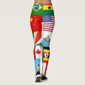 Cool World Flags Mode Leggings (Achterkant)