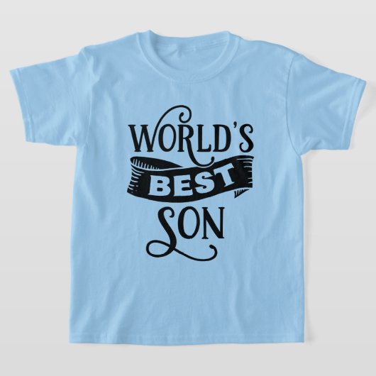 Cool world's beste zoon t-shirt (Laagn)