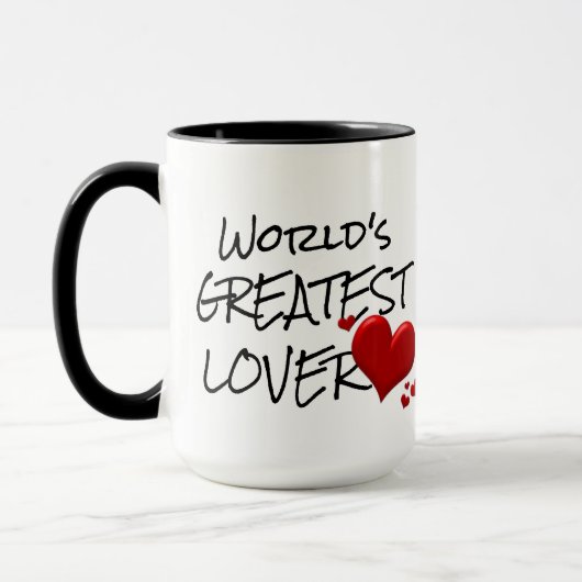 Cool World's Greatest Lover Funny Coffee Mok (Links)