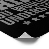 Cool worsteldesign voor mannen vrouwen worstelaar poster (Hoek)