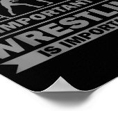 Cool Wrestling Design For Men Women Kids Wrestler  Poster (Hoek)