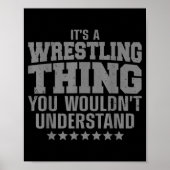 Cool Wrestling Design For Men Women Wrestler Wrest Poster (Voorkant)