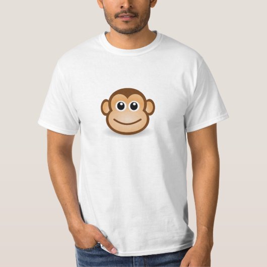 Cool XL Monkey T-shirt T-Shirt Online Design Idee (Voorkant)