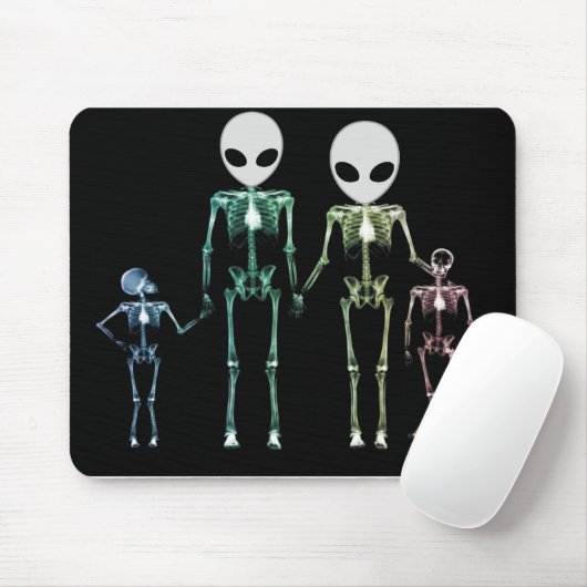 cool xray skelet-muisblok muismat (Met muis)