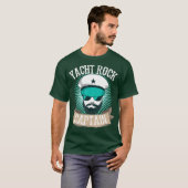 Cool Yacht Rock Captain Grappige Muziek Liefhebber T-shirt (Voorkant volledig)