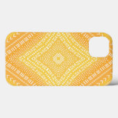 Cool Yellow Boho Kaleidoscope Mandala Case-Mate iPhone Case (Achterkant (horizontaal))
