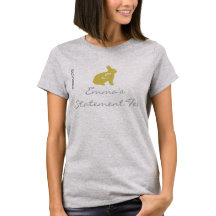 Cool Yellow Bunny Emma's Statement T-shirt