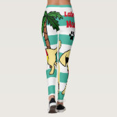 Cool Yellow Labrador Sunbril Labrador mama Leggings (Achterkant)