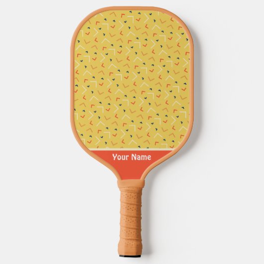 Cool Yellow Pickleball Paddle (Achterkant)