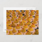 Cool Yellow Rubber Ducks Photo Funny Briefkaart (Voorkant / Achterkant)