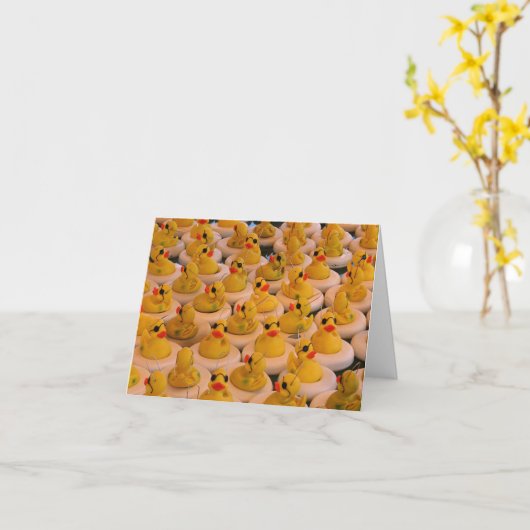 Cool Yellow Rubber Opmerking: Kaart (Gele Bloem)