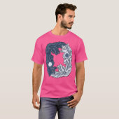 Cool Yin Yang Wolf T-shirt (Voorkant volledig)