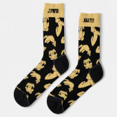 Cool Yoga Dog Stoodle Puppy Patroon Sokken (Links)