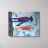 Cool yoga Surf Sunset Single Print (Voorkant)