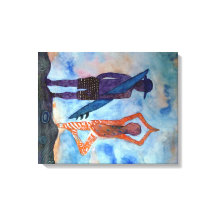 Cool yoga Surf Sunset Single Print