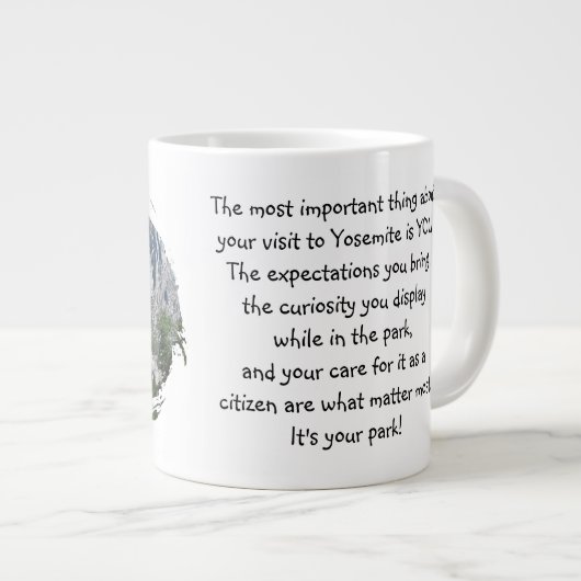 Cool Yosemite Jumbo Mok! Grote Koffiekop (Voorkant rechts)