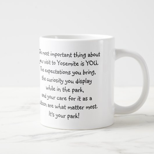 Cool Yosemite Jumbo Mok! Grote Koffiekop (Rechts)