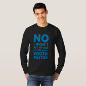 Cool Youth Pastor Mannen Boys Preacher Minister Ch T-shirt (Voorkant volledig)