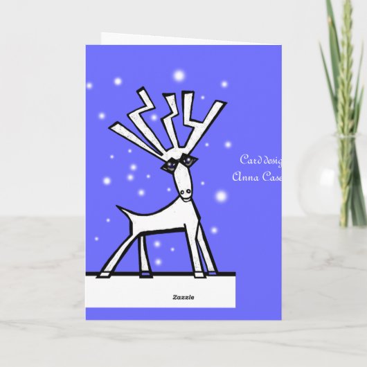 Cool Yule Feestdagen Kaart (Achterkant)