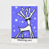 Cool Yule Feestdagen Kaart (Voorkant)