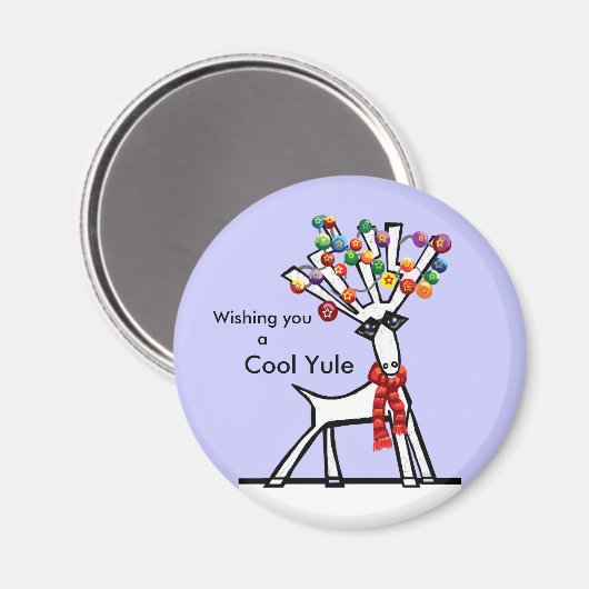 Cool Yule Magneet (Voorkant / Achterkant)