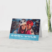 Cool Yule Modern Atomic MOD Kerstmis Feestdagen Kaart (Voorkant)