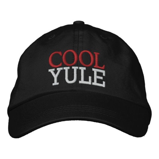 Cool Yule-Pet door SRF Geborduurde Pet (Voorkant)