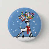 Cool Yule Ronde Button 5,7 Cm (Voorkant)