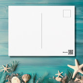 Cool Yule Santa en Flamingos Beach Kerstmis Feestdagenkaart