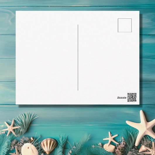 Cool Yule Santa en Flamingos Beach Kerstmis Feestdagenkaart