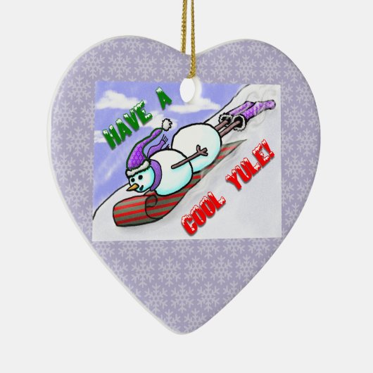 Cool Yule Snowman Ornament (Rechts)