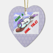 Cool Yule Snowman Ornament (Links)