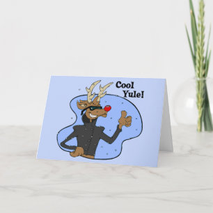 Cool Yule wenskaart Feestdagen Kaart