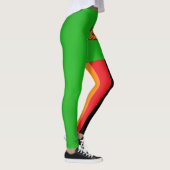 Cool Zambia Mode vlag Leggings (Rechts)