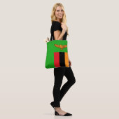 Cool Zambia Mode vlag Tote Bag (Op model)